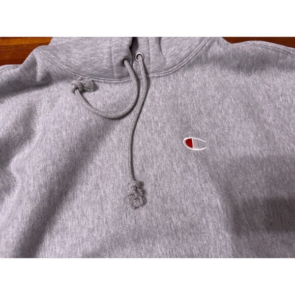 Champion Reverse Weave Hoodie Oxford Gray Sweatshirt Vintage - Men's Medium NWT - Picture 3 of 6